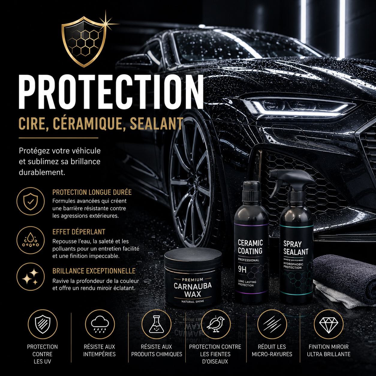 Protection (Cire, Céramique, Wax)