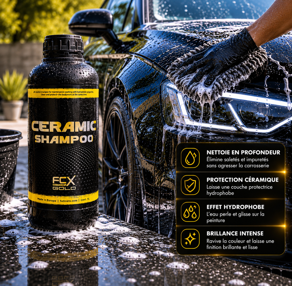 GOLD Shampooing céramique hydrophobe - FULL CAR X