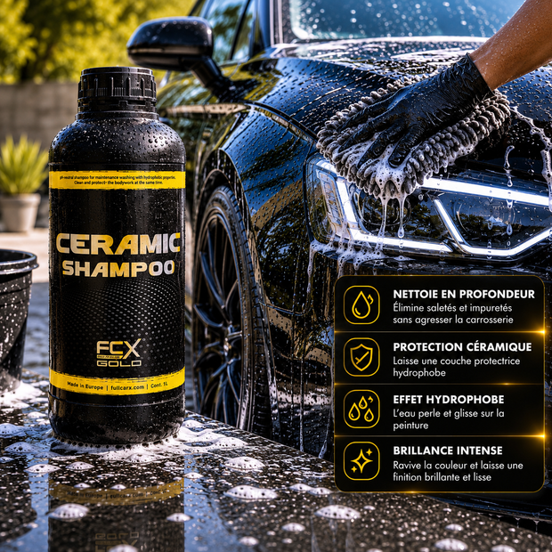 GOLD Shampooing céramique hydrophobe - FULL CAR X
