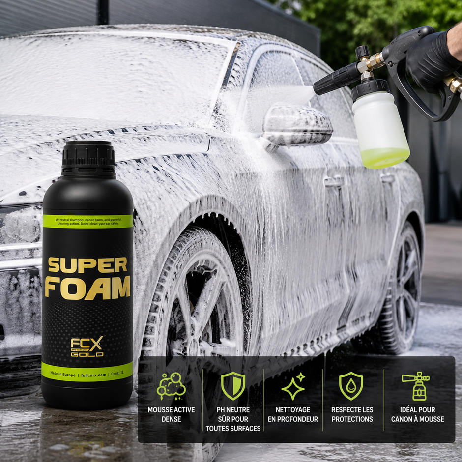 GOLD Shampooing pH neutre mousse active - FULL CAR X