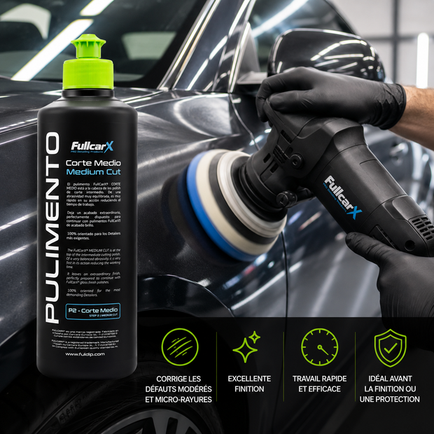 Crème de polissage Médium 500ml - FULL CAR X