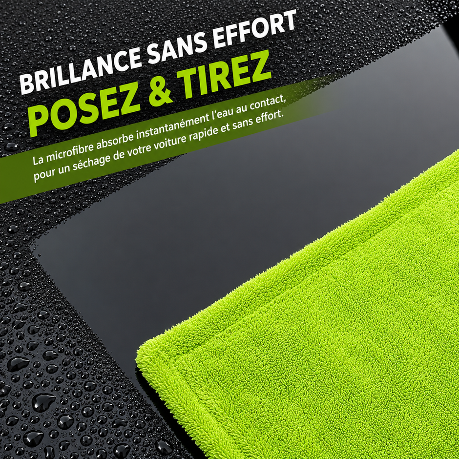 Serviette Microfibre Monster Absorbante 1000 GSM – 60 × 120 cm | Séchage Ultra Rapide