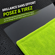Serviette Microfibre Monster Absorbante 1000 GSM – 60 × 120 cm | Séchage Ultra Rapide