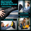 Serviette Microfibre 1300 GSM Ultra Absorbante 40x40cm – Séchage Auto Sans Traces