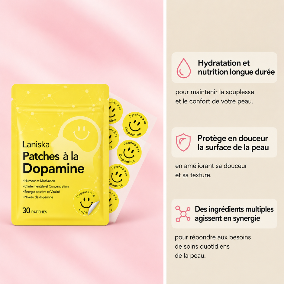 Patchs à la Dopamine Laniska – 30 patchs