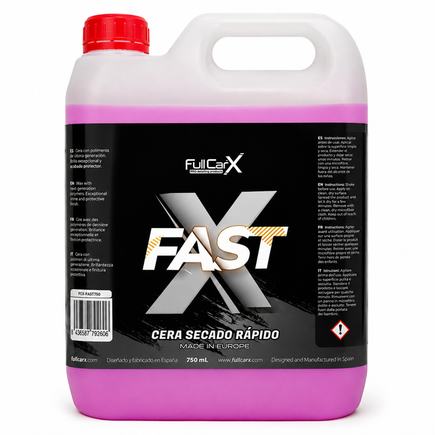 FAST X Cire liquide séchage rapide déperlant - FULL CAR X