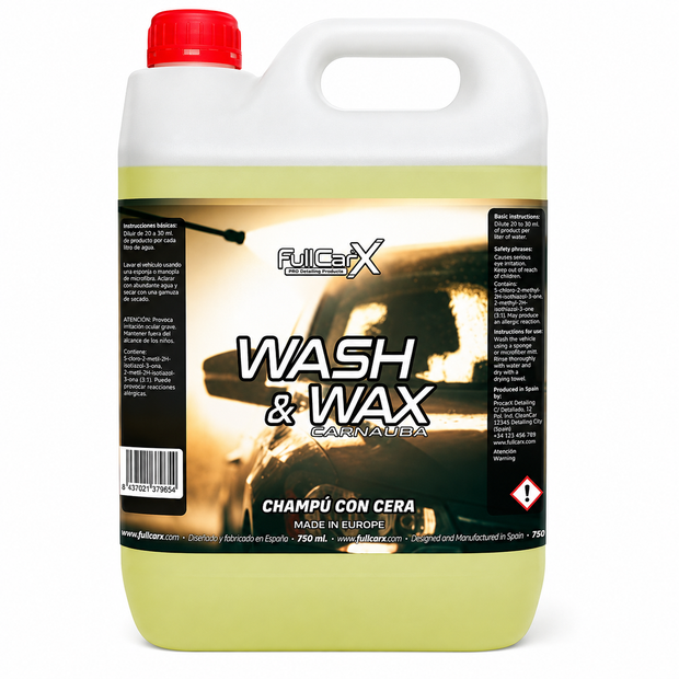 Wash & Wax Shampoing - FULL CAR X