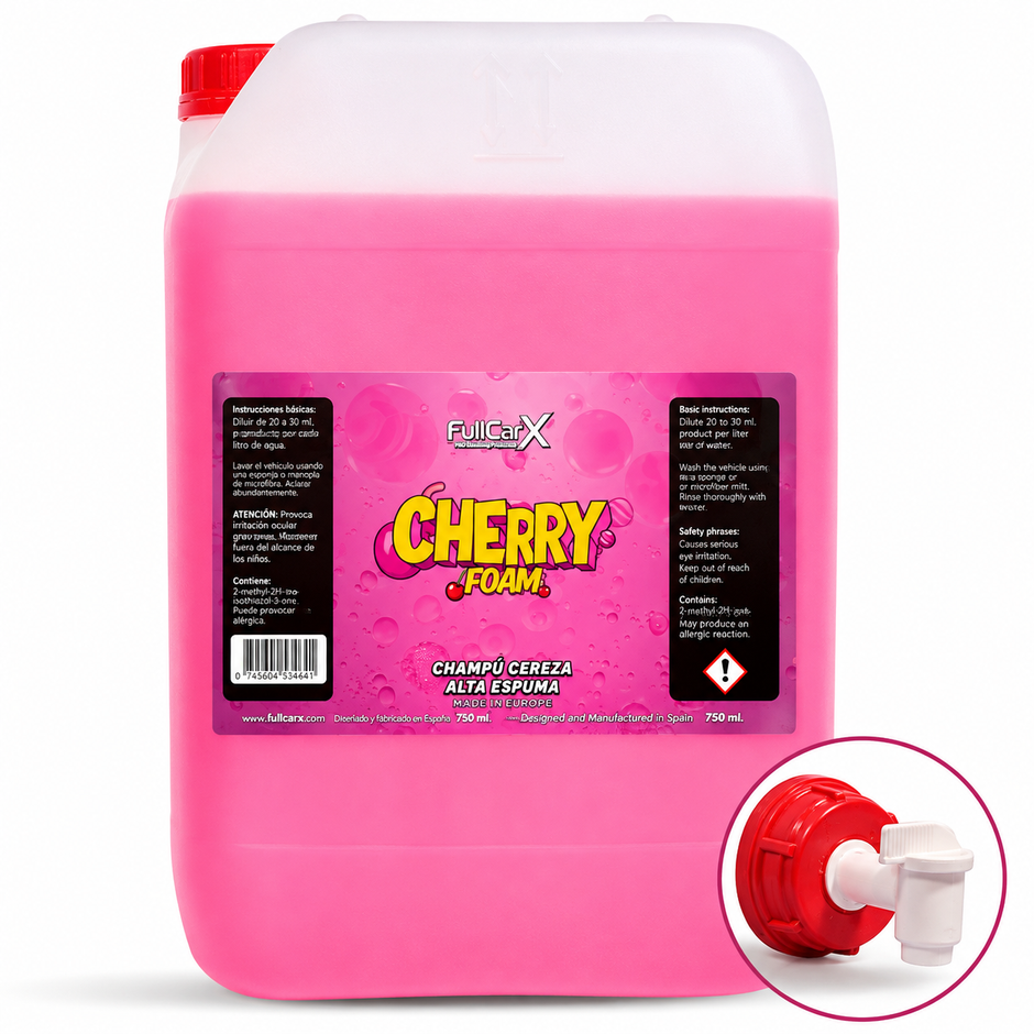 Cherry Foam Shampoing- FULL CAR X