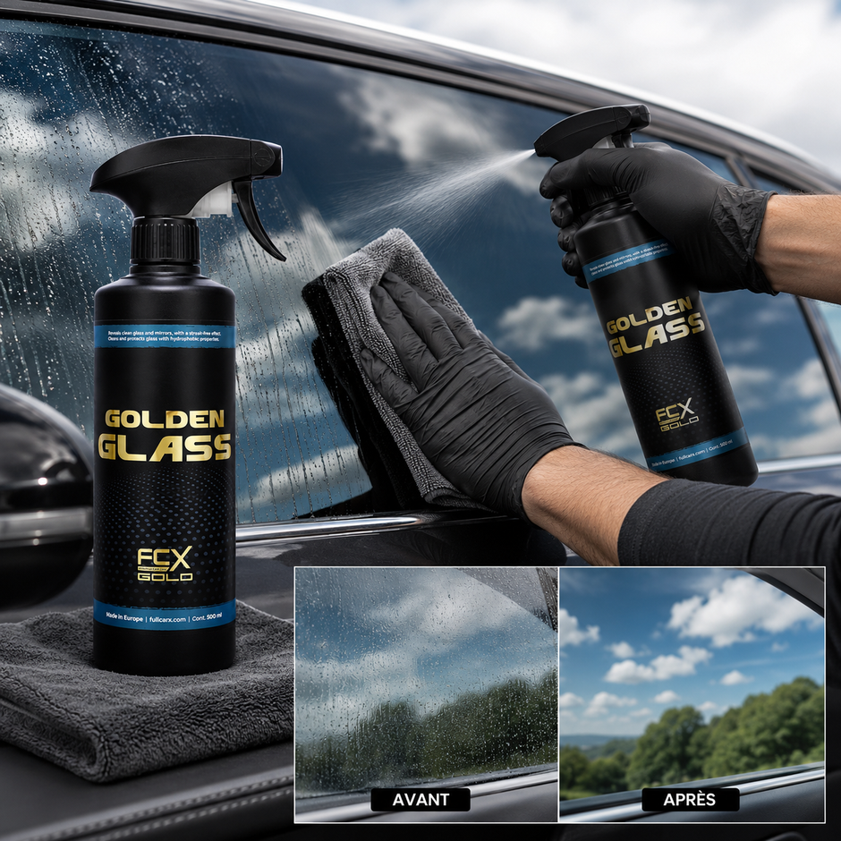 GOLD Nettoyant pour vitres spécial hydrophobe anti-buée - FULL CAR X