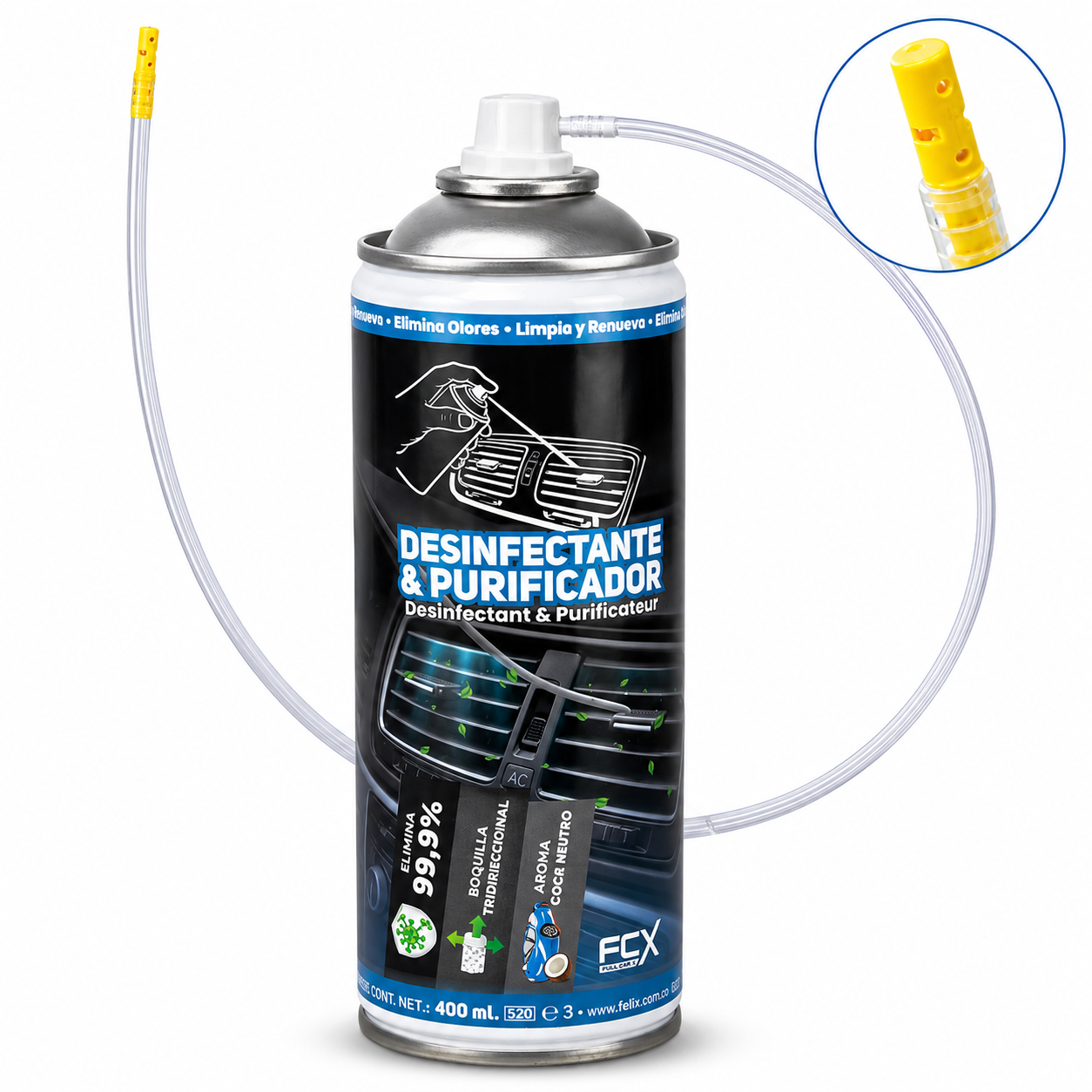 Désinfectant & Purificateur Climatisation – Coco Neutro 400ml